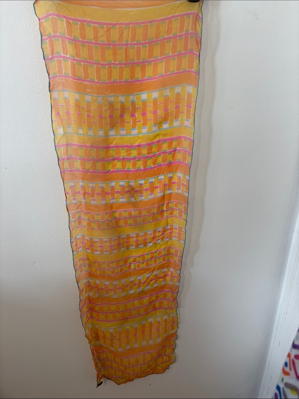 VTG Burmel Scarf-62% Vinal 38% Silk